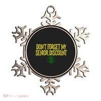 DonT Forget My Senior Discount Funny Senior Citizens Ornament thumb 0