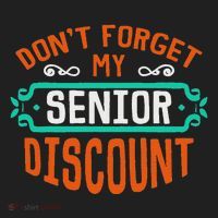 DonT Forget My Senior Discoun Funny Gag Gift Hat thumb 2