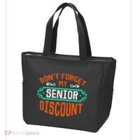 DonT Forget My Senior Discoun Funny Gag Gift Tote Bag thumb 3