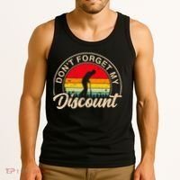 Don't Forget My Discount Quotes Funny Senior Citizen Retro Tank Top thumb 3