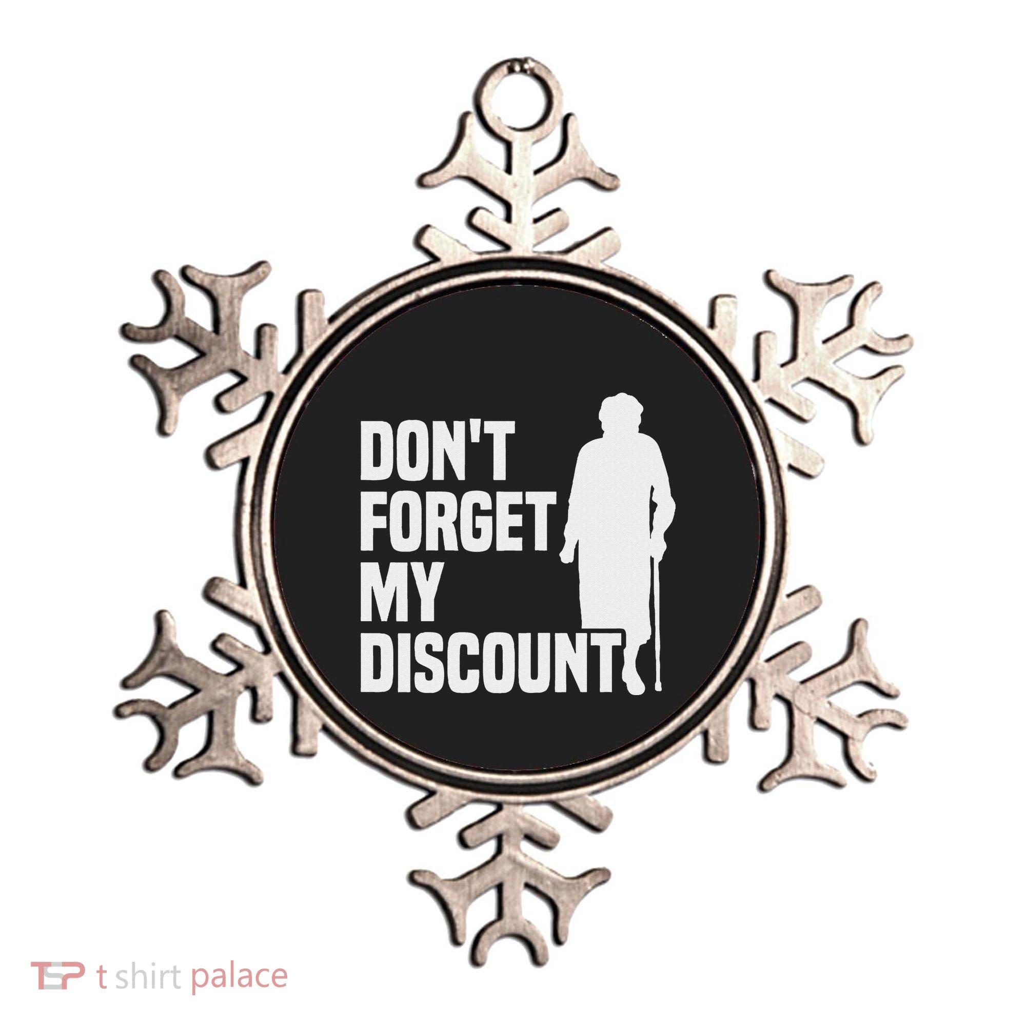 DonT Forget My Discount Grandmother Senior Old People Ornament