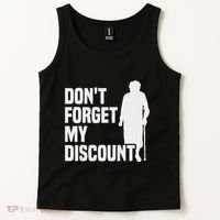 DonT Forget My Discount Grandmother Senior Old People Tank Top thumb 2