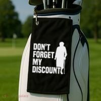 DonT Forget My Discount Grandmother Senior Old People Golf Towel thumb 2