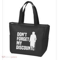 DonT Forget My Discount Grandmother Senior Old People Tote Bag thumb 3