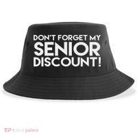 Don't Forget My Senior Discount Sustainable Bucket Hat thumb 0