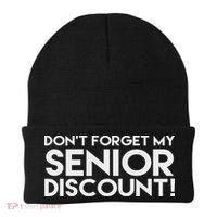 Don't Forget My Senior Discount Beanie thumb 0