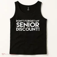 Don't Forget My Senior Discount Tank Top thumb 2
