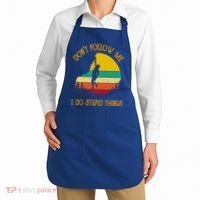 Don't Follow Me I Do Stupid Things Rock Climbing Gifts Apron thumb 2