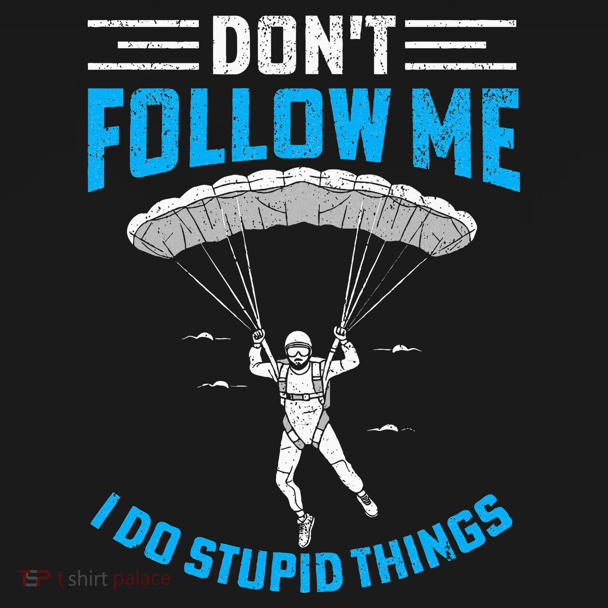 don't follow me i do stupid things Skydiving lovers  Ornament