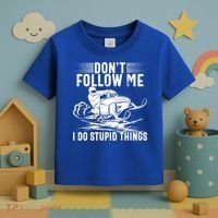 Don't Follow Me I Do Stupid Things Funny Snowmobile Sled Great Gift Toddler T-Shirt thumb 3
