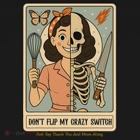 Don't Flip My Crazy Switch Just Say Thank You & Move Along Toddler Hoodie thumb 2