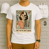 Don't Flip My Crazy Switch Just Say Thank You & Move Along T-Shirt thumb 6