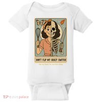 Don't Flip My Crazy Switch Just Say Thank You & Move Along Baby Bodysuit thumb 0