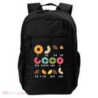 Donut Fraction Math Teachers Back To School Educational Gift Backpack thumb 0