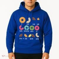 Donut Fraction Math Teachers Back To School Educational Gift Hoodie thumb 2