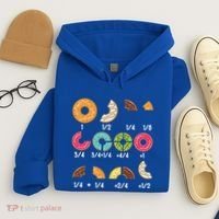 Donut Fraction Math Teachers Back To School Educational Gift Hoodie thumb 4