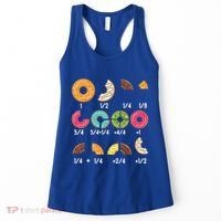 Donut Fraction Math Teachers Back To School Educational Gift Women's Tank Top thumb 0