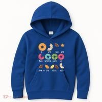 Donut Fraction Math Teachers Back To School Educational Gift Kids Hoodie thumb 0