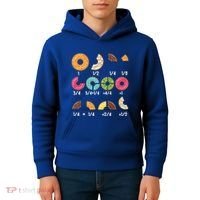 Donut Fraction Math Teachers Back To School Educational Gift Kids Hoodie thumb 4