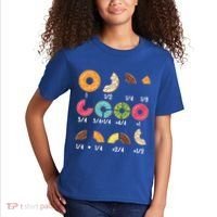 Donut Fraction Math Teachers Back To School Educational Gift Kids T-Shirt thumb 2