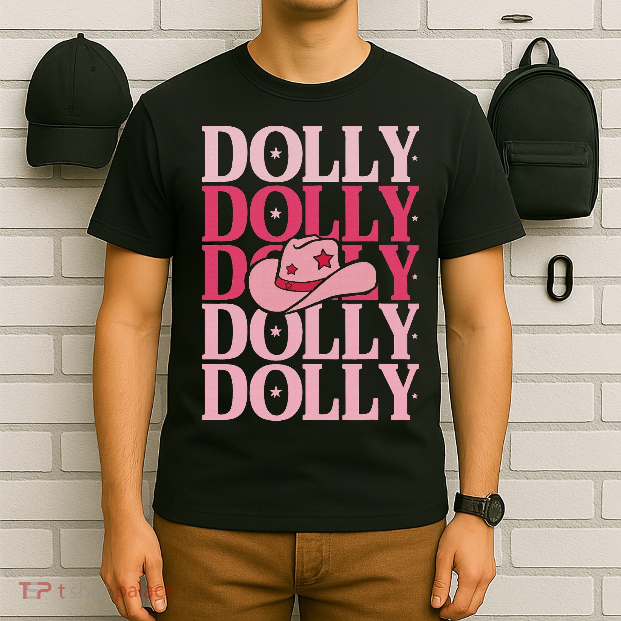 Dolly First Name Girl Vintage Style 70s Retro T-Shirt