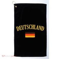 Deutschland Flag Of Germany Flag Golf Towel thumb 0