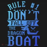 Dont Fall Off Dragon Boat Racing Lover Boats Racer Boating Great Gift USA-Made Doggie Bandana thumb 2