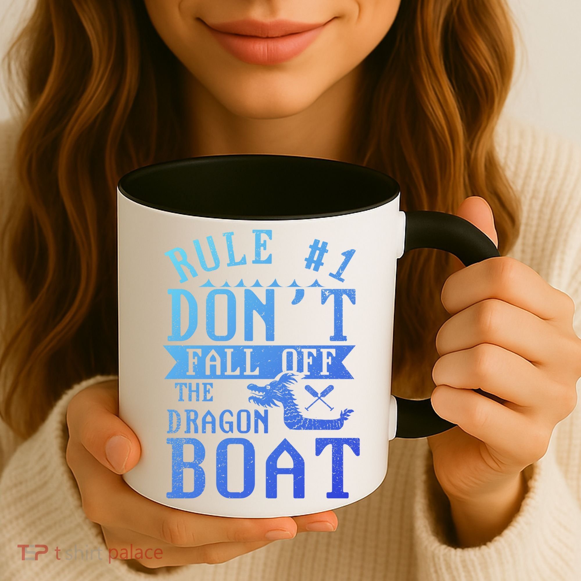 Dont Fall Off Dragon Boat Racing Lover Boats Racer Boating Great Gift Coffee Mug