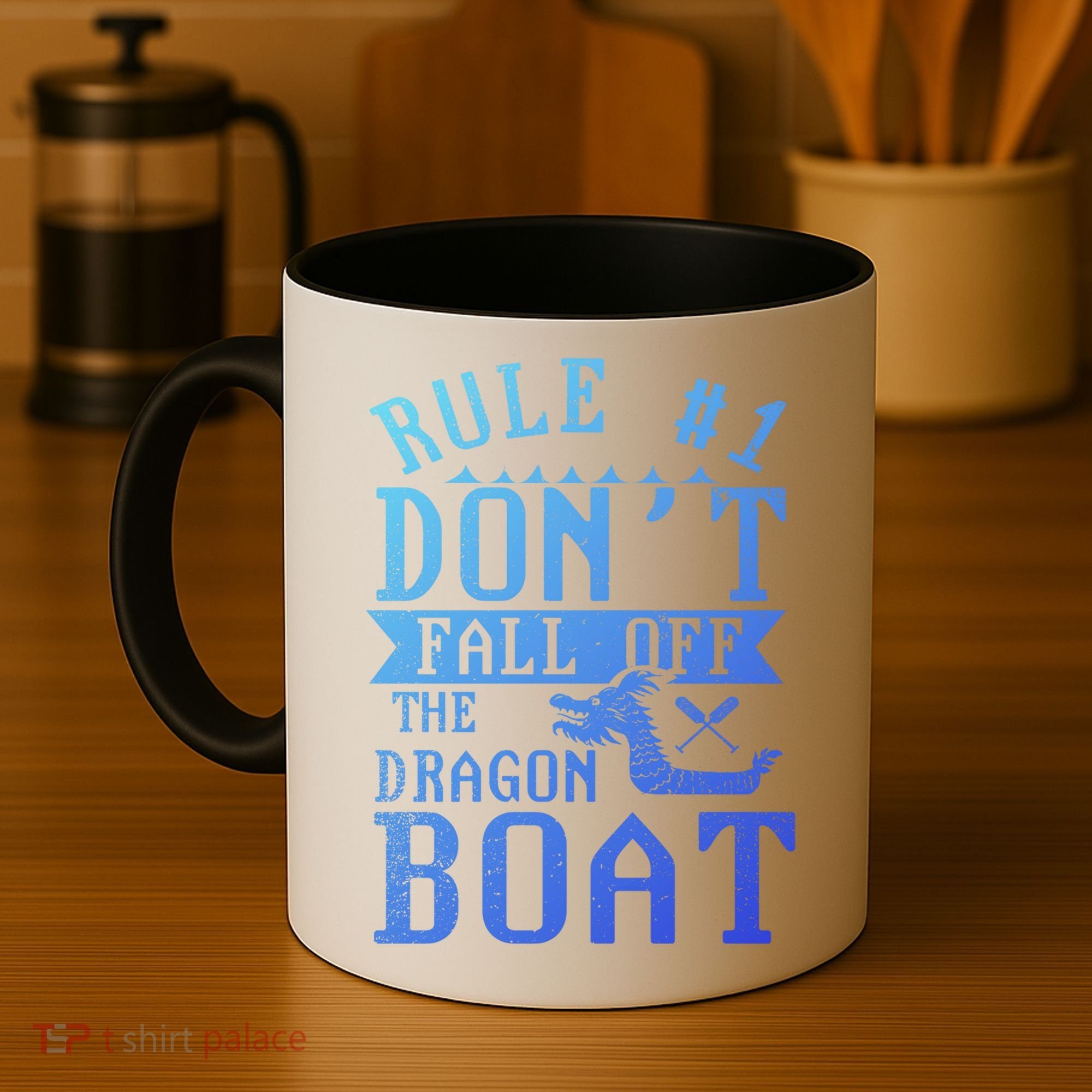 Dont Fall Off Dragon Boat Racing Lover Boats Racer Boating Great Gift Coffee Mug