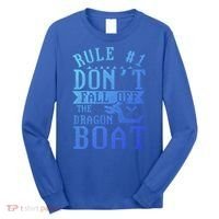 Dont Fall Off Dragon Boat Racing Lover Boats Racer Boating Great Gift Long Sleeve Shirt thumb 0