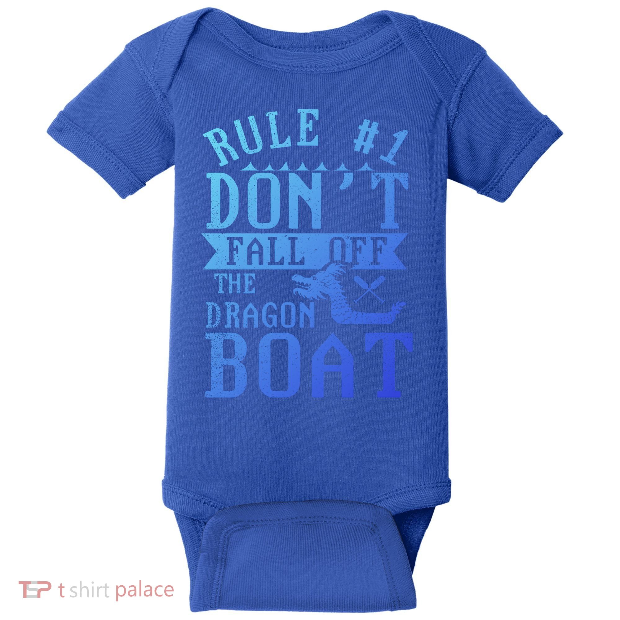 Dont Fall Off Dragon Boat Racing Lover Boats Racer Boating Great Gift Baby Bodysuit