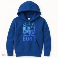 Dont Fall Off Dragon Boat Racing Lover Boats Racer Boating Great Gift Kids Hoodie thumb 0