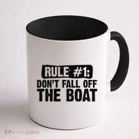 Dont Fall Off The Boat Cruise Sailing Captains Gift Coffee Mug thumb 1