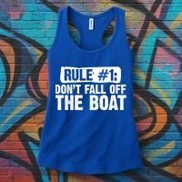 Dont Fall Off The Boat Cruise Sailing Captains Gift Women's Tank Top thumb 3