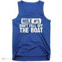 Dont Fall Off The Boat Cruise Sailing Captains Gift Tank Top thumb 0