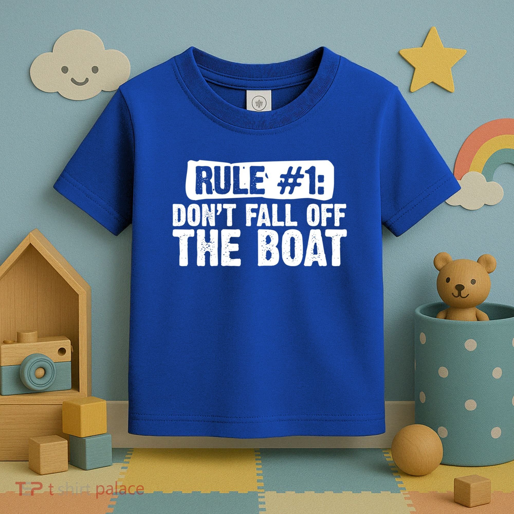 Dont Fall Off The Boat Cruise Sailing Captains Gift Toddler T-Shirt