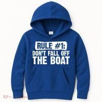 Dont Fall Off The Boat Cruise Sailing Captains Gift Kids Hoodie thumb 0