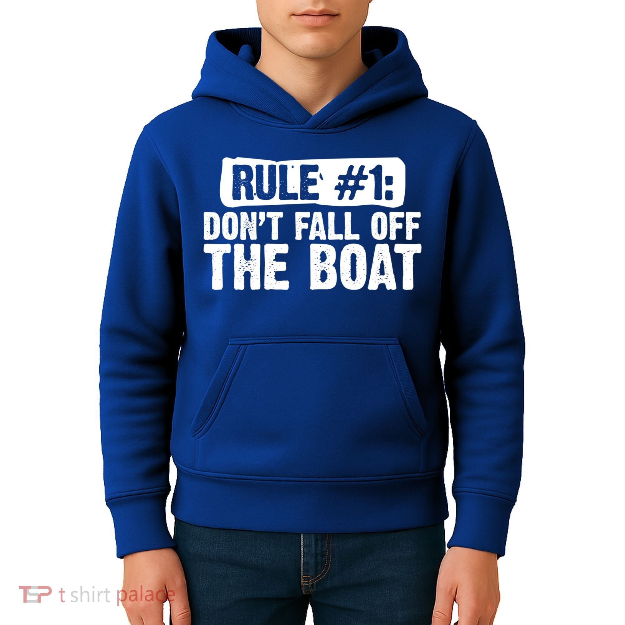 Dont Fall Off The Boat Cruise Sailing Captains Gift Kids Hoodie