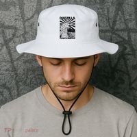 Dadzilla Father Of Monsters Bucket Hat thumb 2