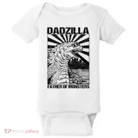Dadzilla Father Of Monsters Baby Bodysuit thumb 0