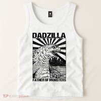 Dadzilla Father Of Monsters Tank Top thumb 2