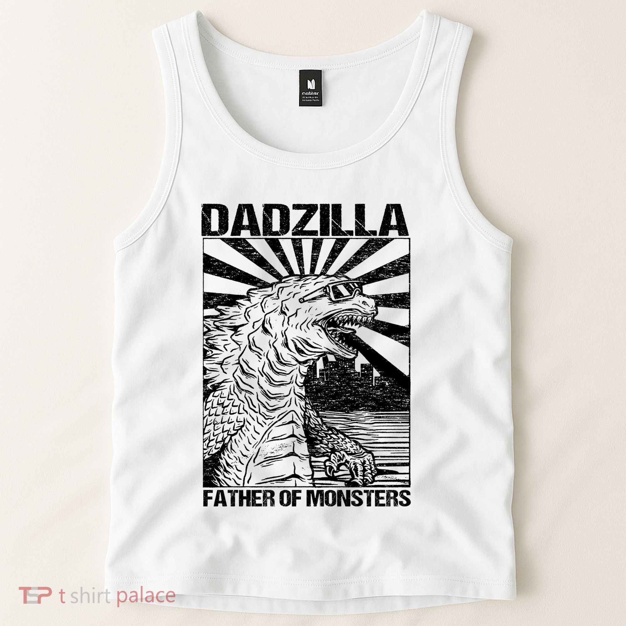 Dadzilla Father Of Monsters Tank Top