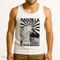 Dadzilla Father Of Monsters Tank Top thumb 3