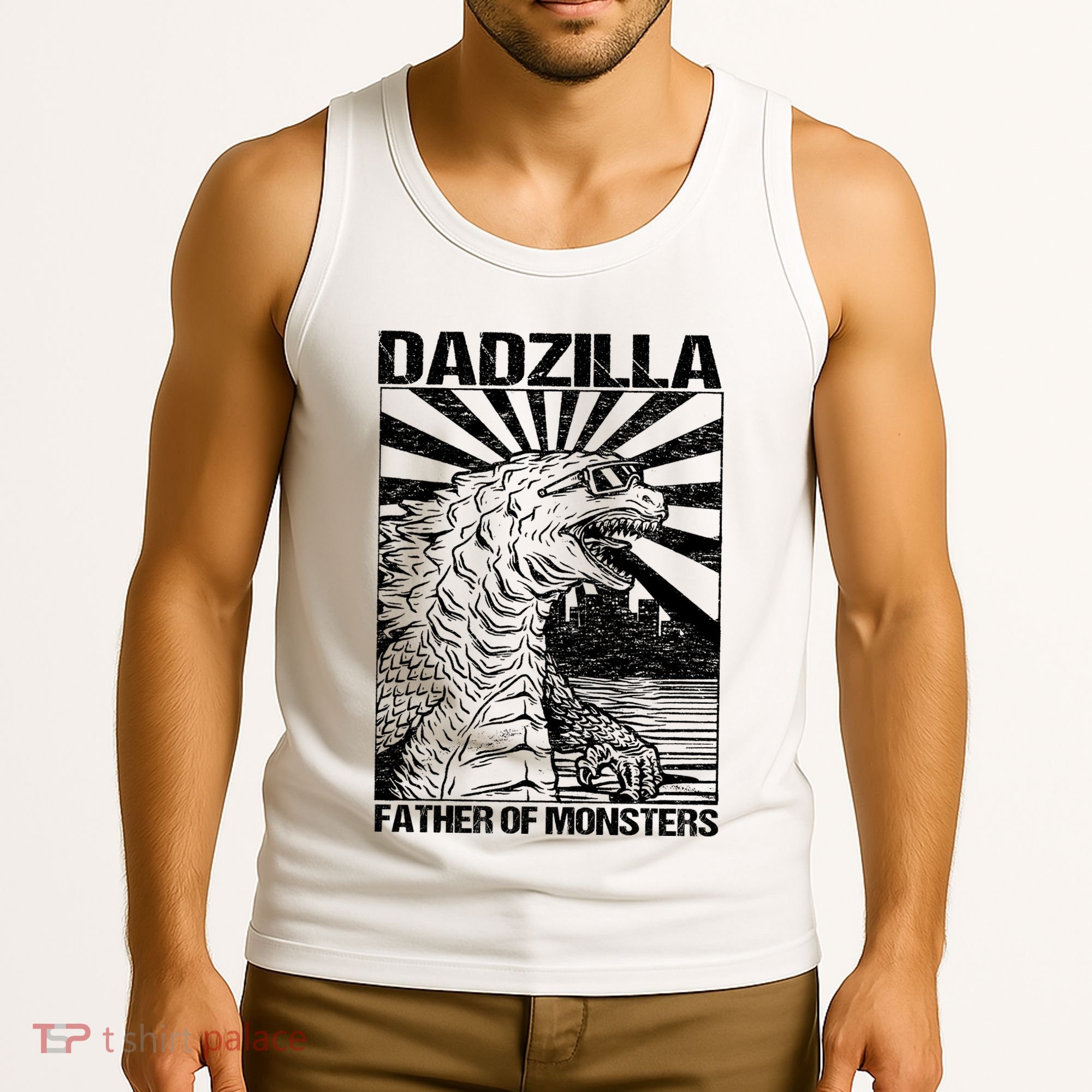 Dadzilla Father Of Monsters Tank Top