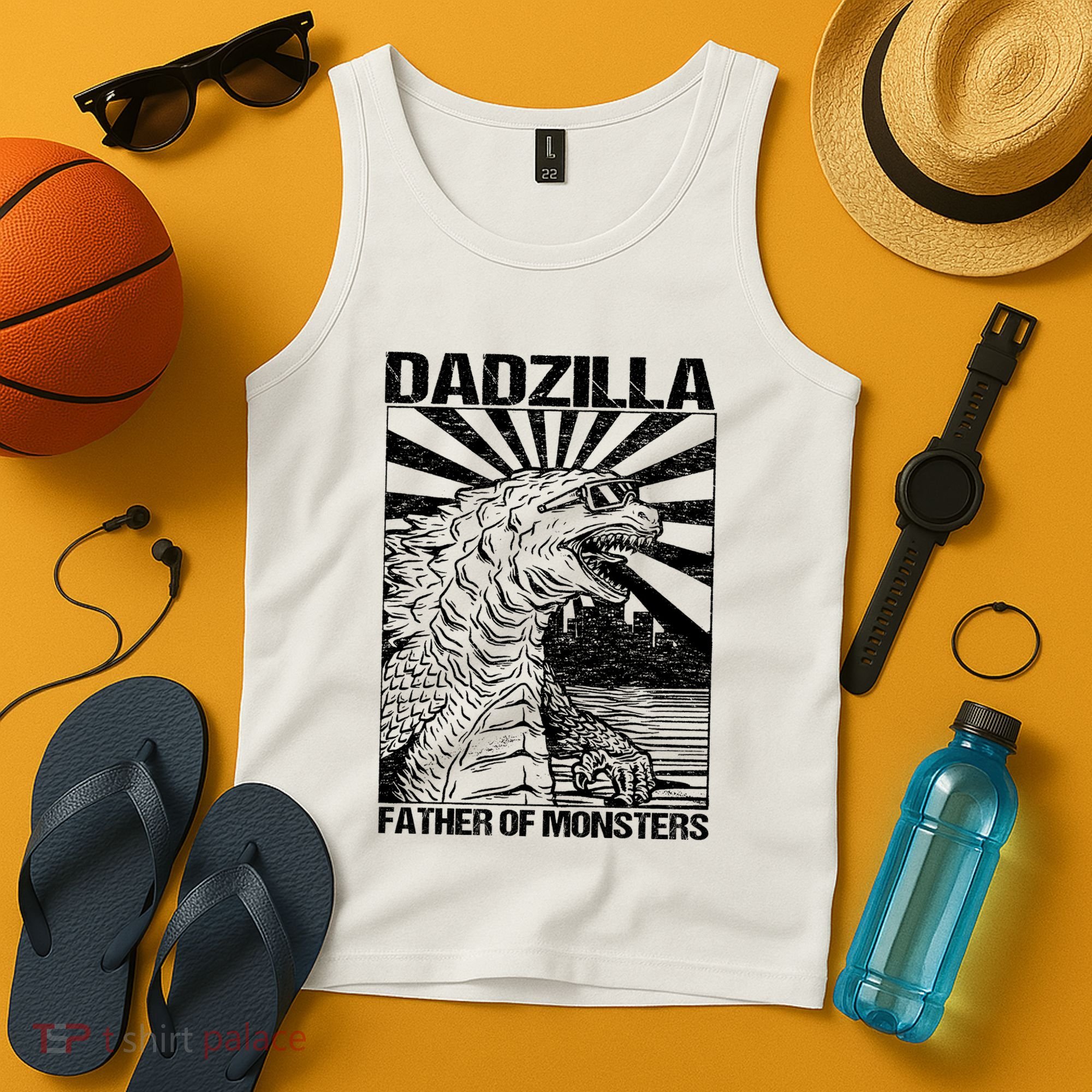 Dadzilla Father Of Monsters Tank Top