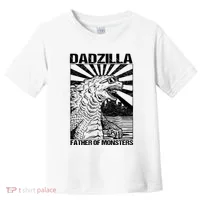 Dadzilla Father Of Monsters Toddler T-Shirt thumb 0