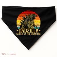 Dadzilla Father Of The Monsters Sunset USA-Made Doggie Bandana thumb 0