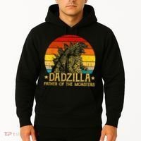 Dadzilla Father Of The Monsters Sunset Hoodie thumb 2