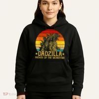 Dadzilla Father Of The Monsters Sunset Hoodie thumb 5