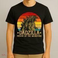 Dadzilla Father Of The Monsters Sunset T-Shirt thumb 3